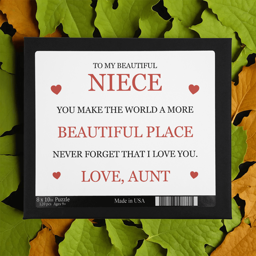 Puzzle 8" x 10" (Small) - To My Niece "Beautiful Place"