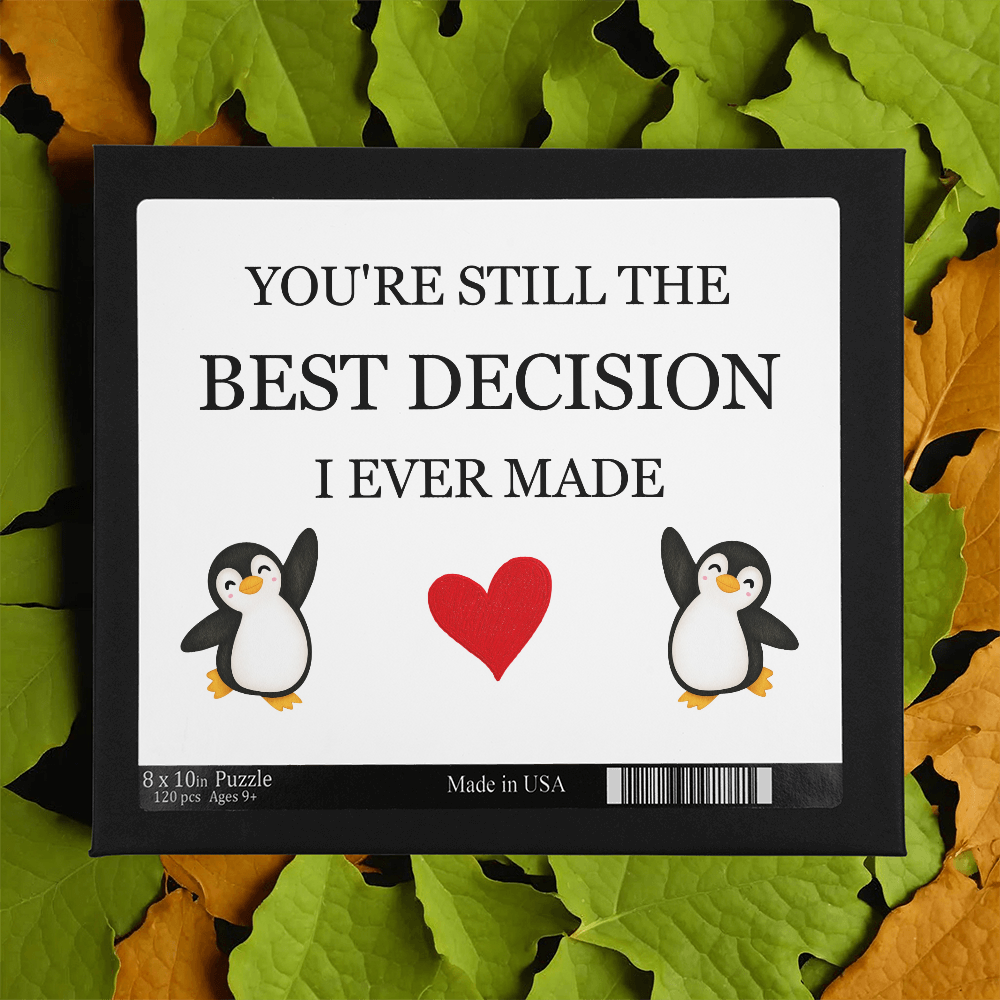 Puzzle 8" x 10" (Small) - To My Wife (Best Decision)