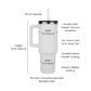awesome physician assistant 40o tumbler