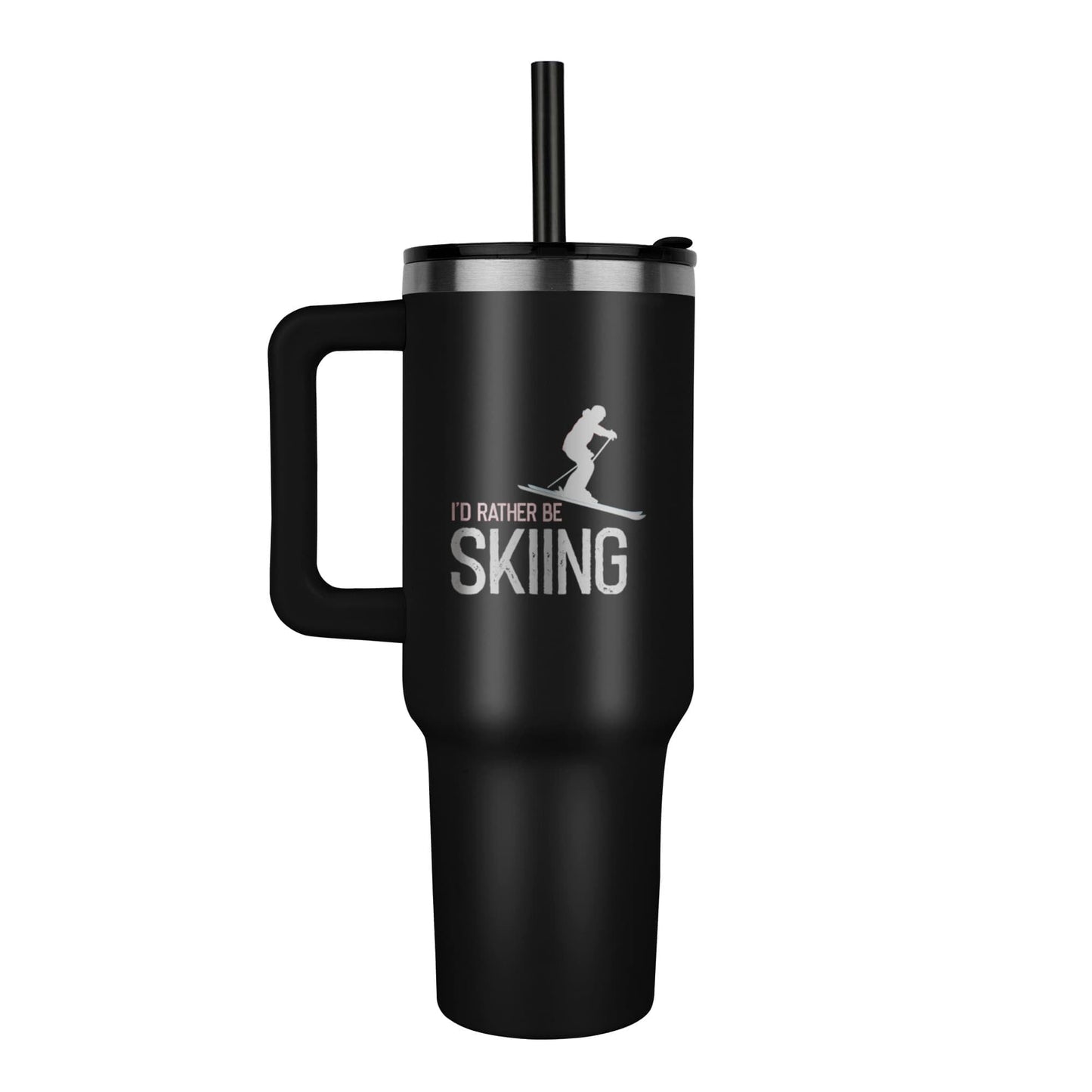 I'd rather be skiing 40oz tumbler