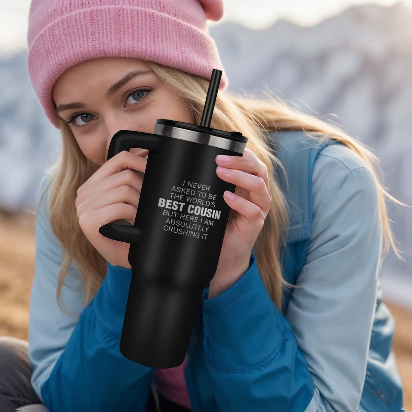 World Best Cousin 40oz Tumbler