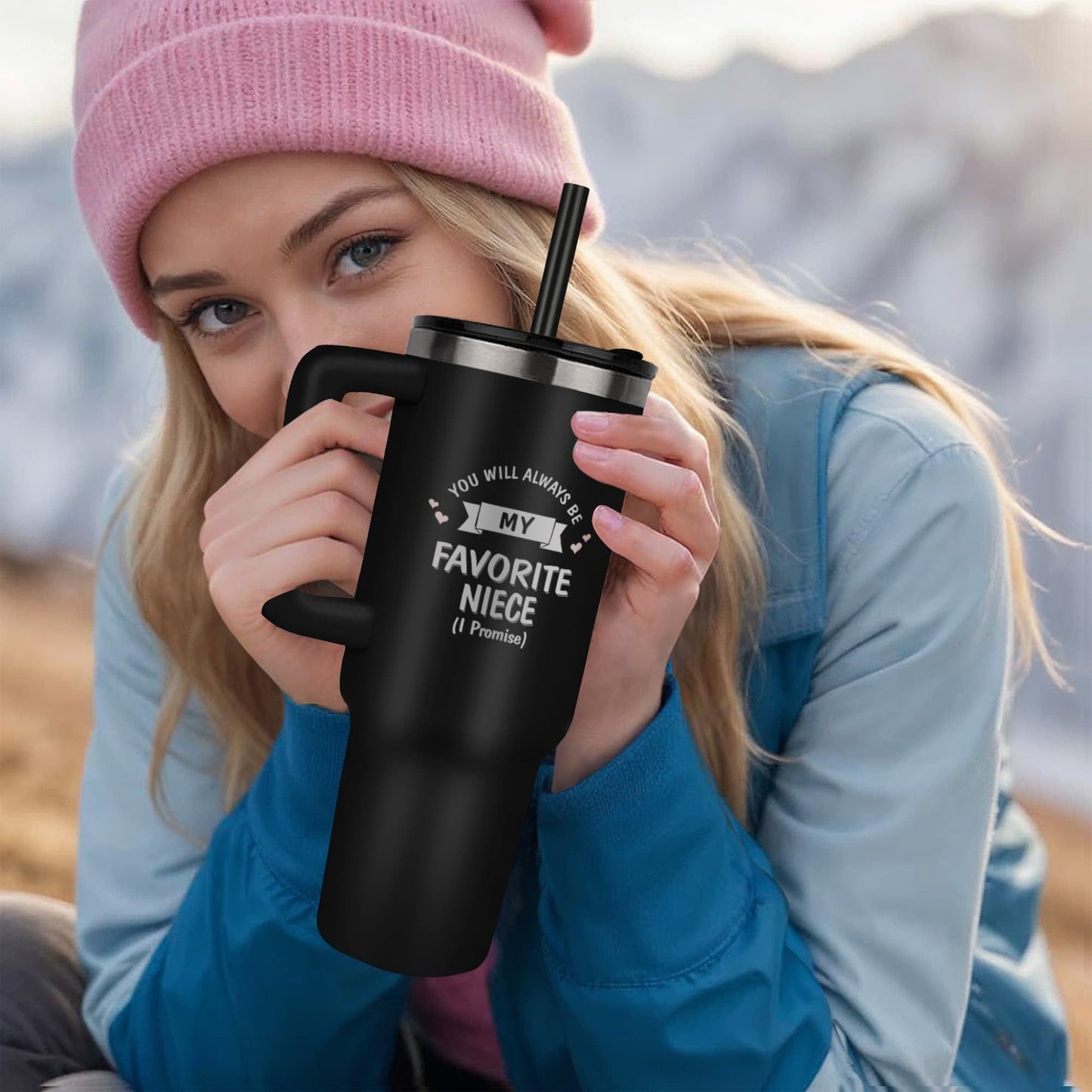 You will always be my favorite niece 40oz tumbler