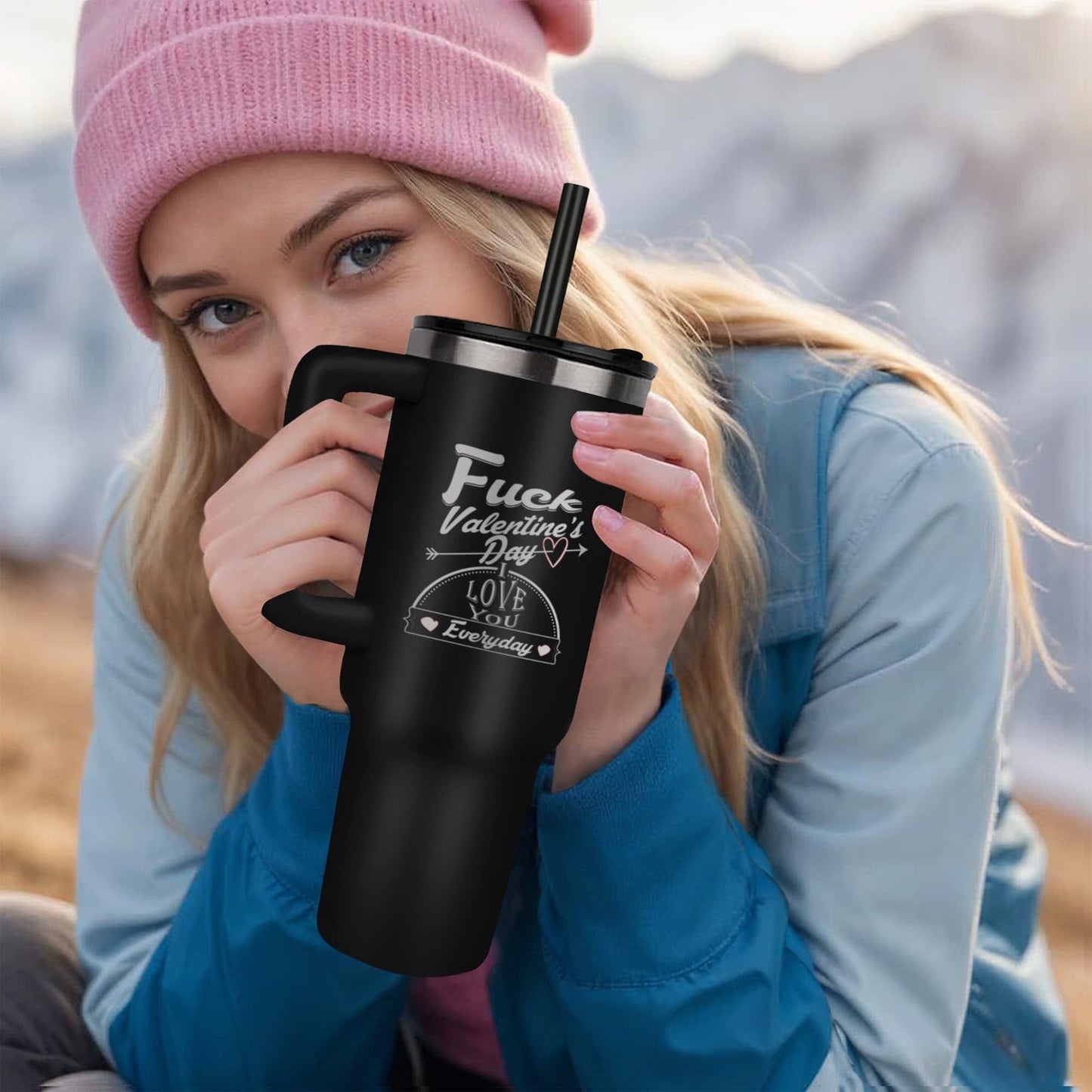 Fuck Valentines Day 40oz Tumbler