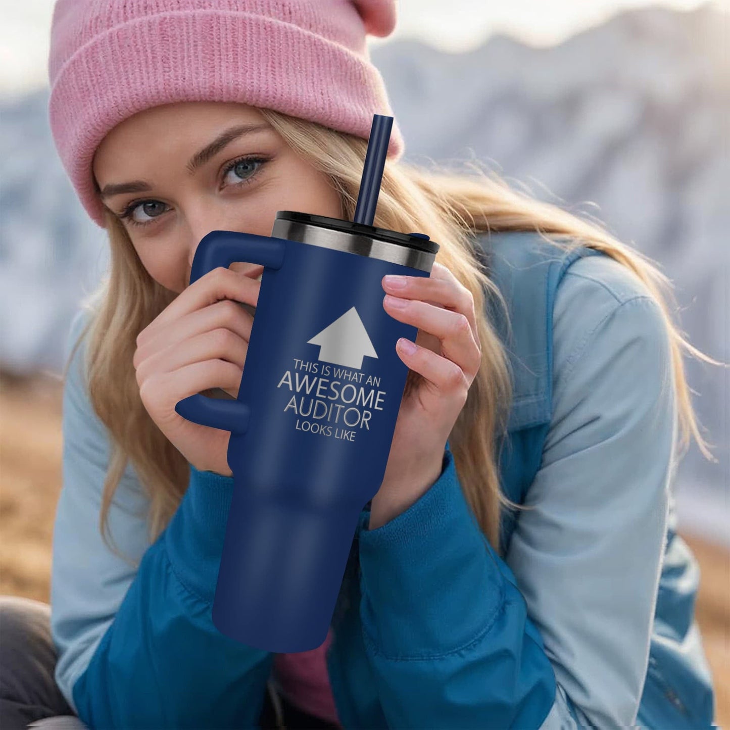 This is what an awesome auditor looks like 40oz tumbler