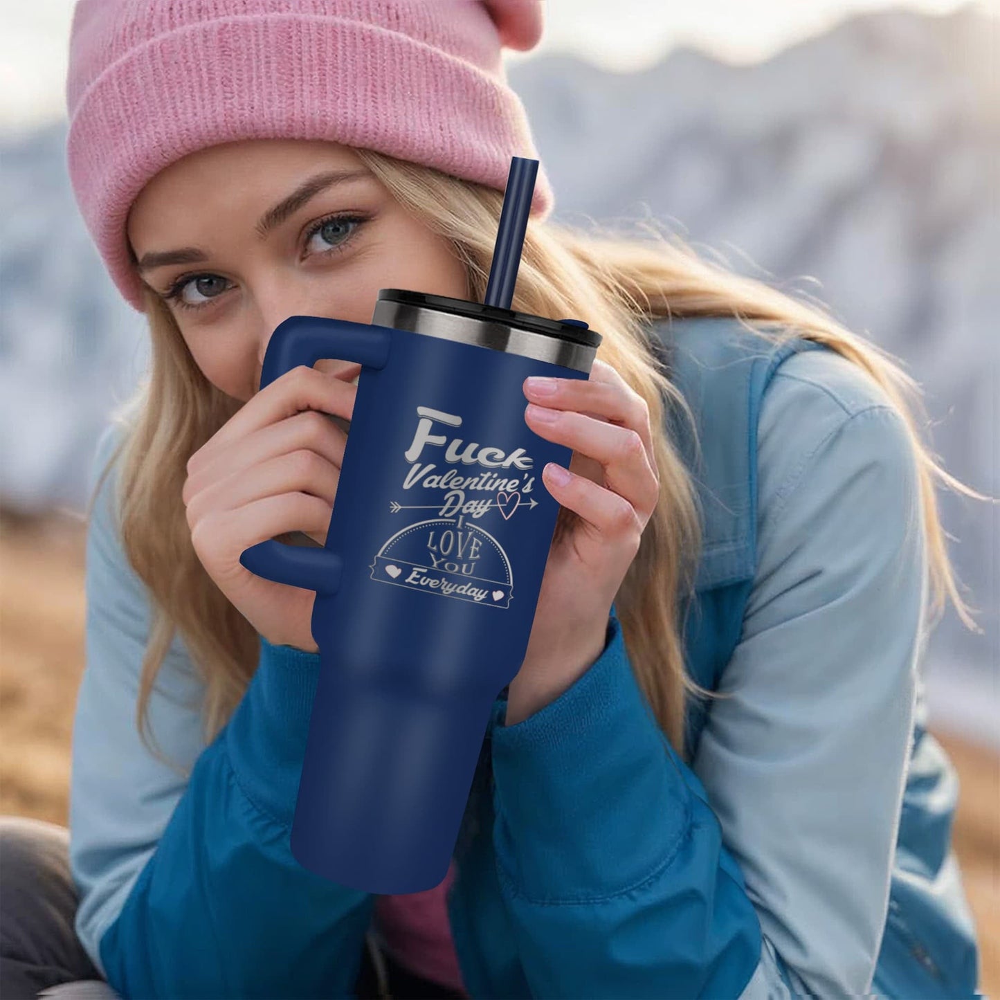 Fuck Valentines Day 40oz Tumbler