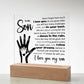 To My Son, Acrylic Plaque