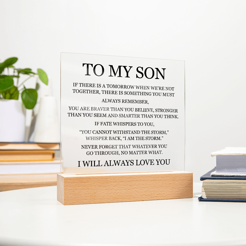 To My Son - "I Will Always Love You"
