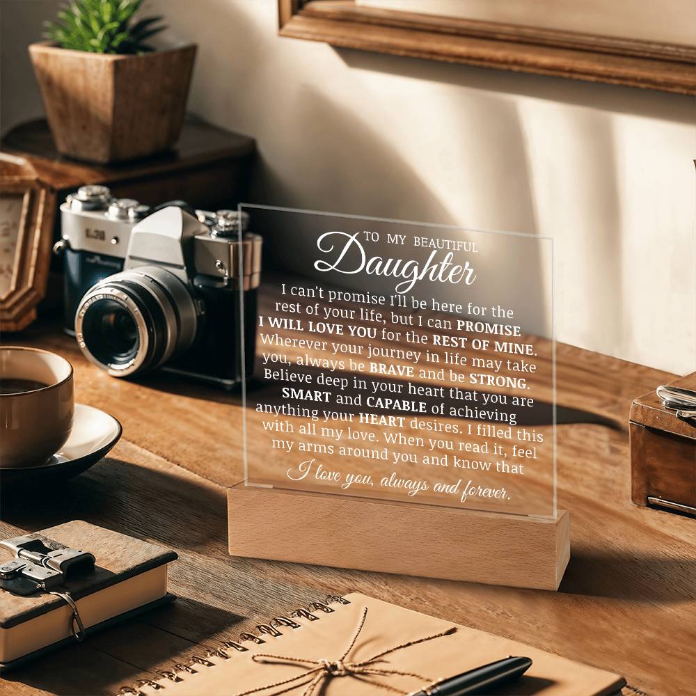 To Daughter Acrylic Plaque