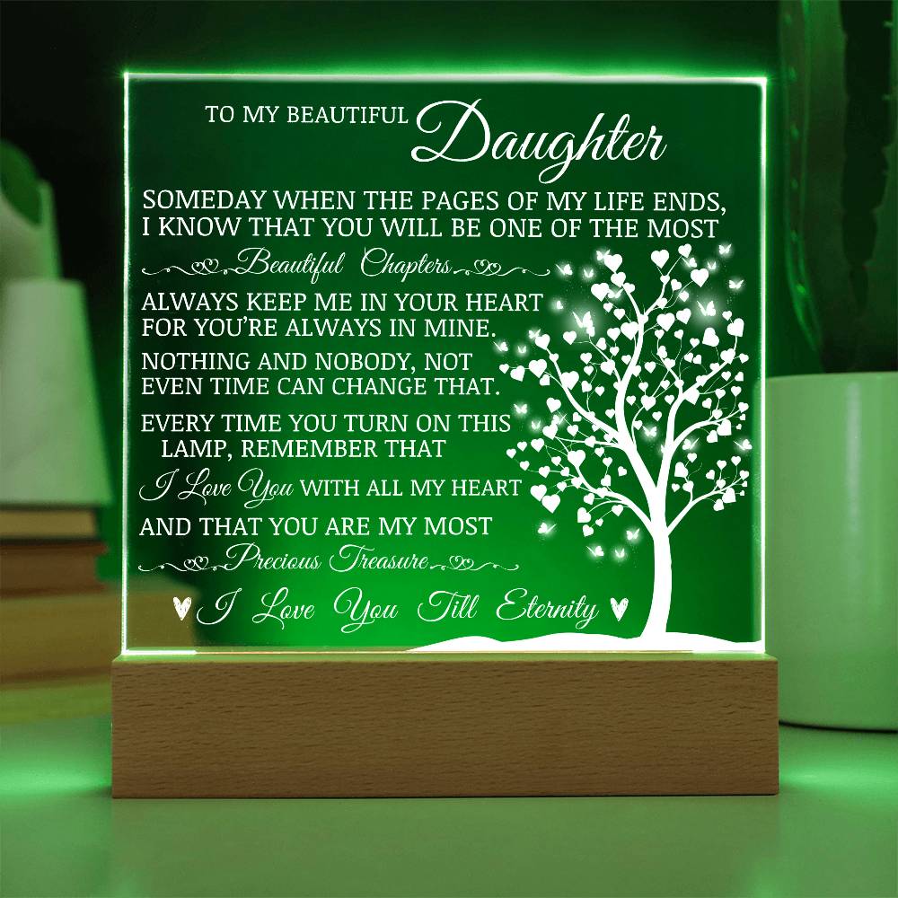 Daughter Keepsake - Lamp of Love