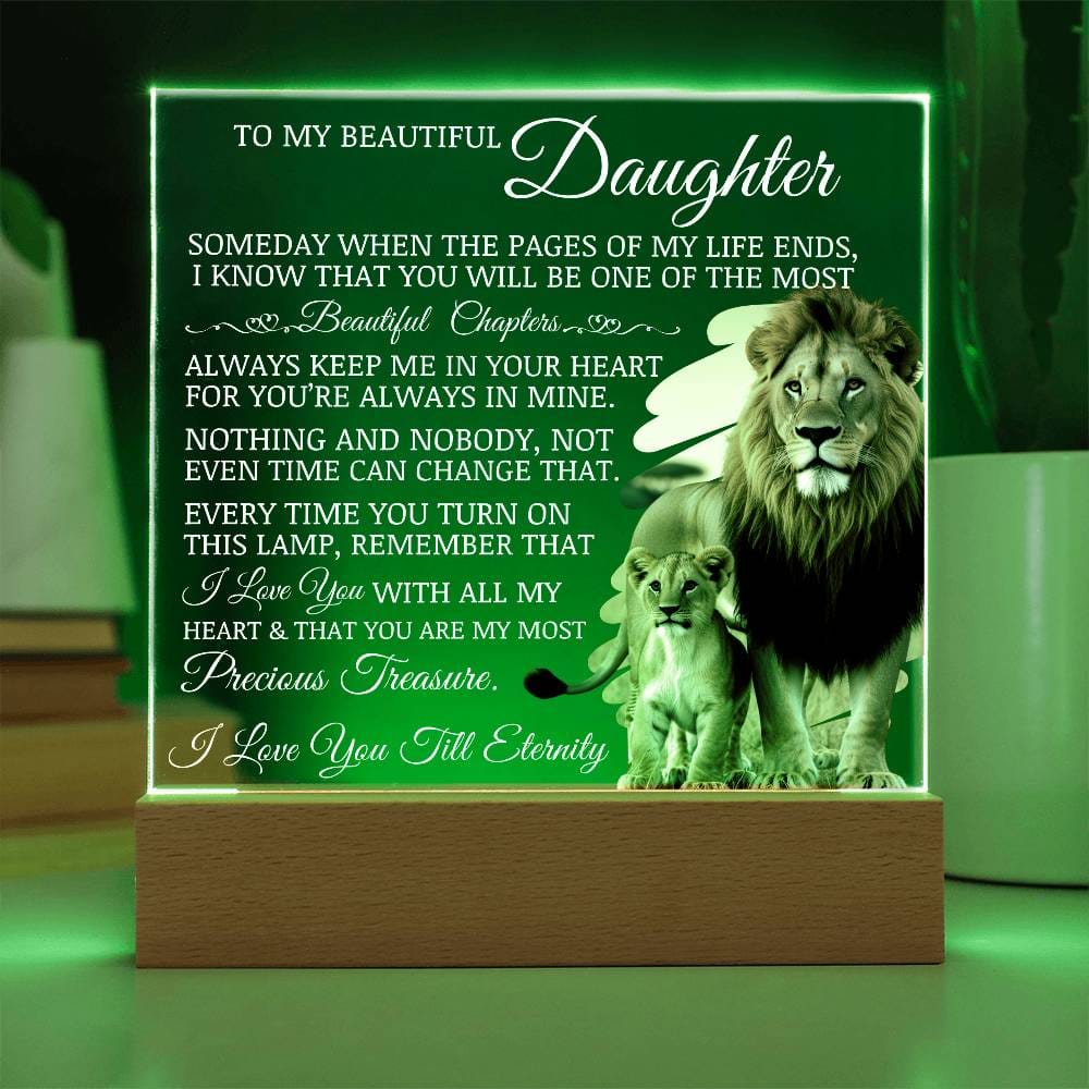 Daughter Keepsake - Lamp of Love
