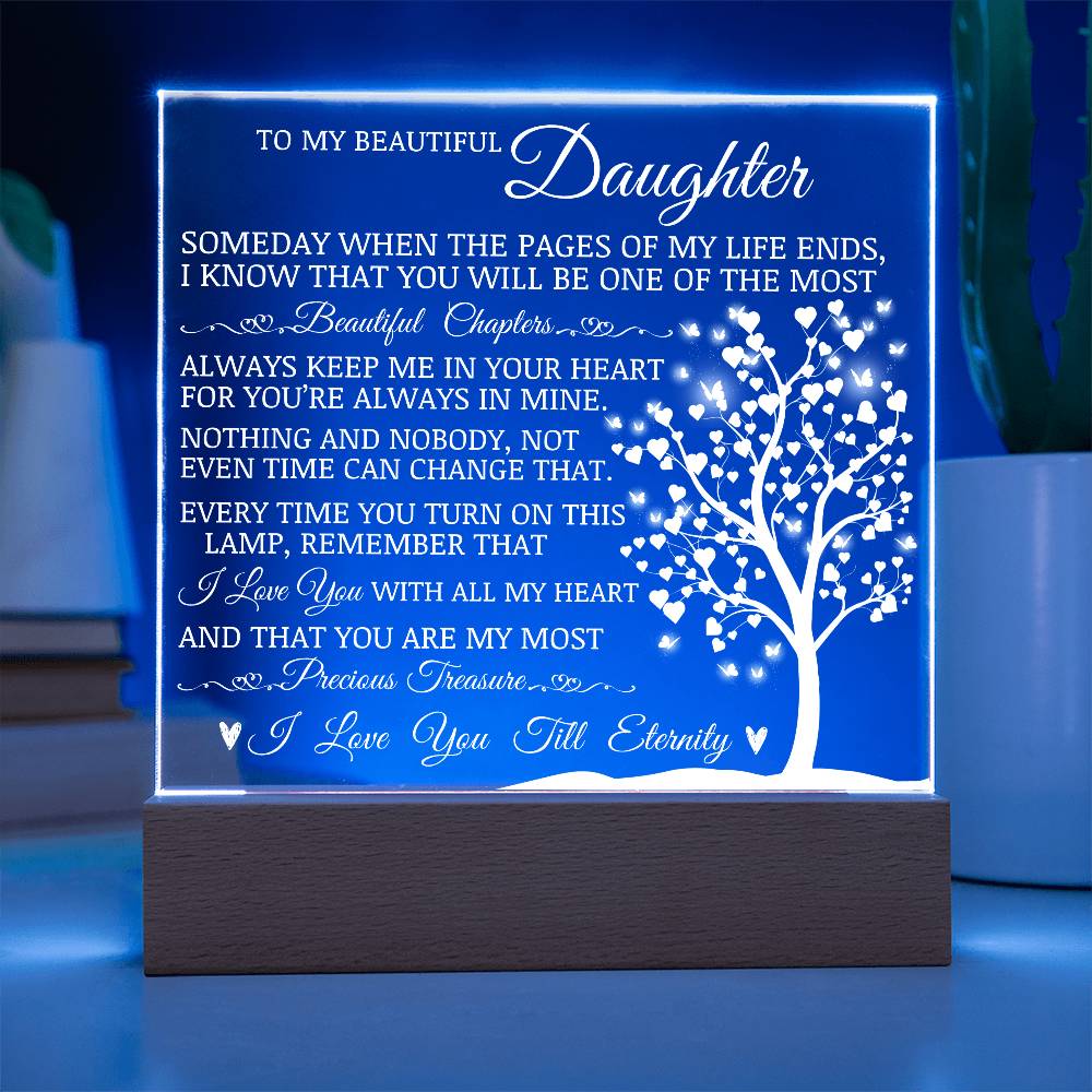 Daughter Keepsake - Lamp of Love