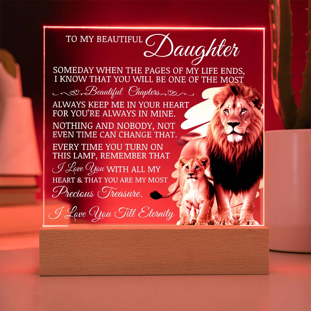 Daughter Keepsake - Lamp of Love