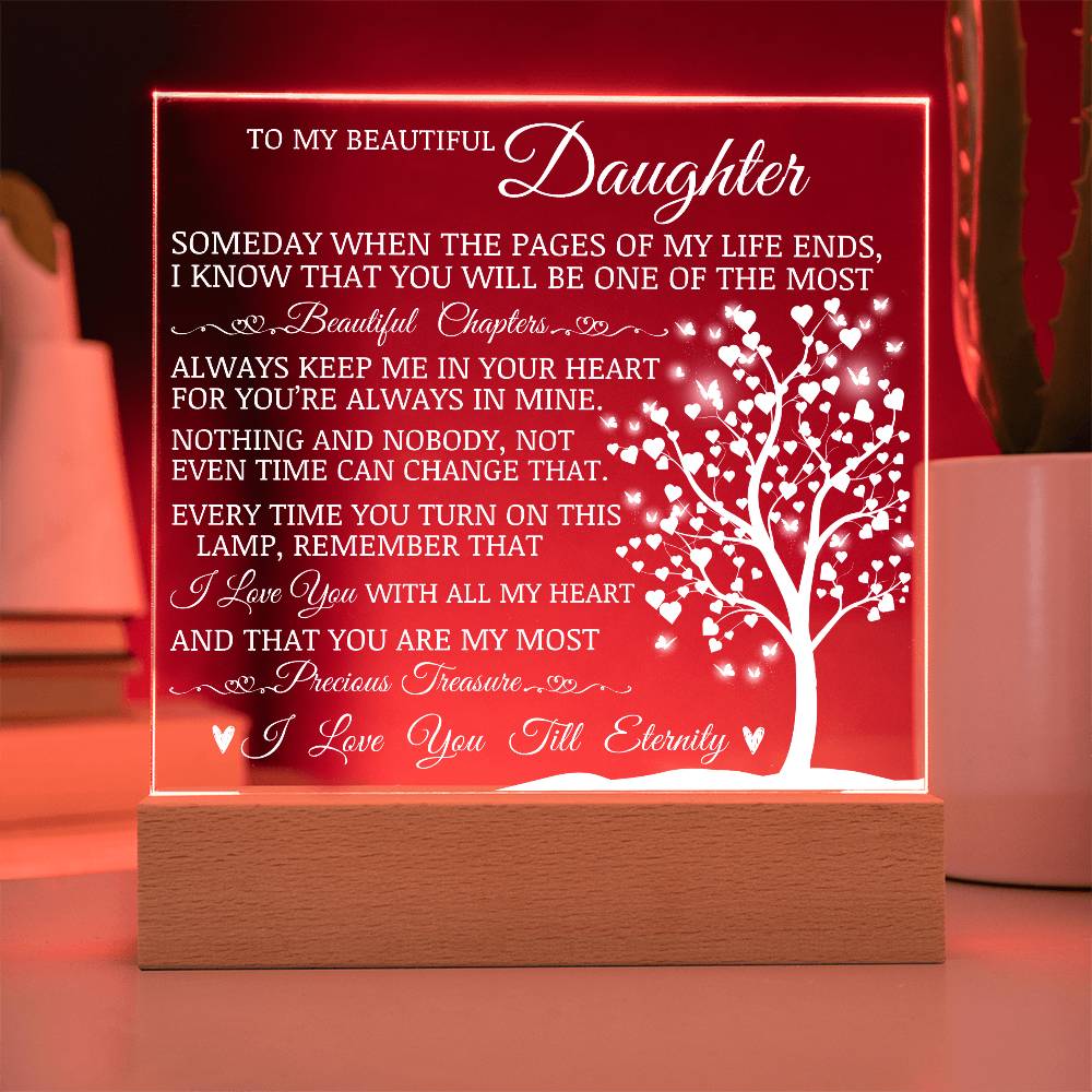 Daughter Keepsake - Lamp of Love
