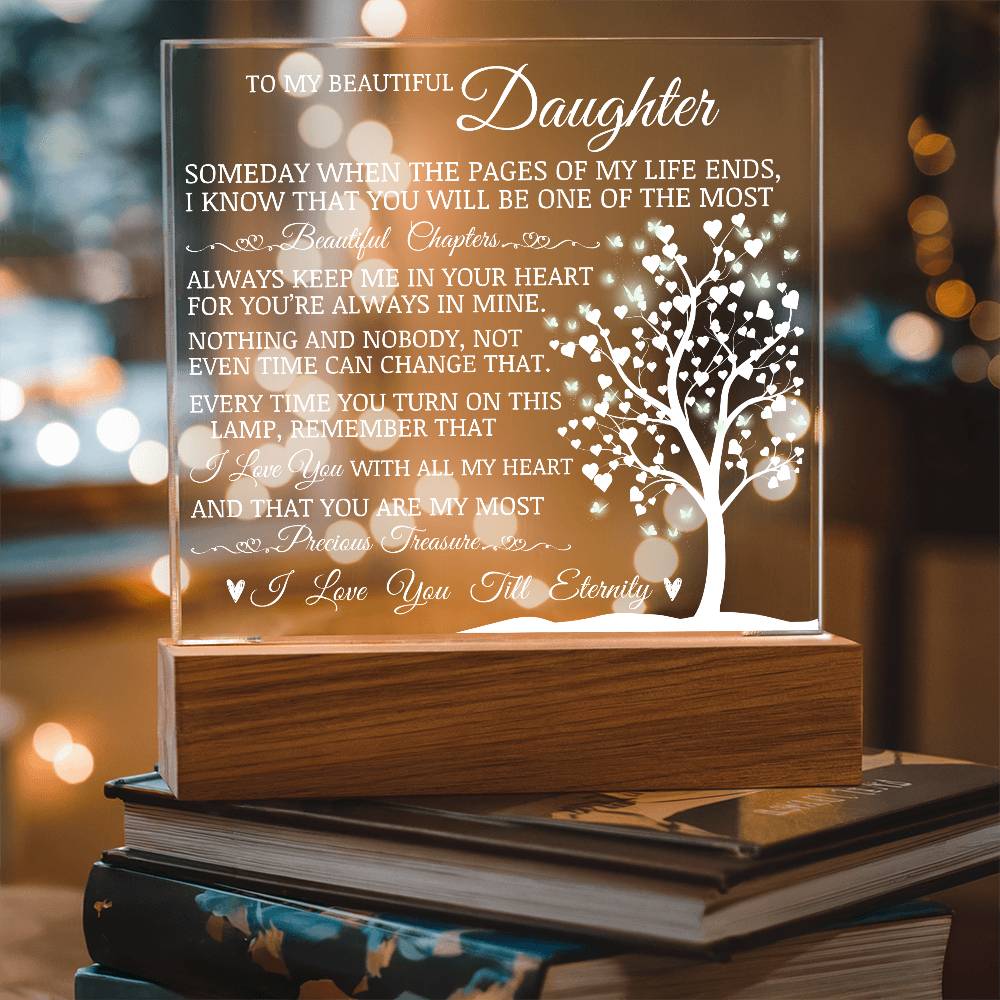 Daughter Keepsake - Lamp of Love