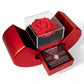 Love Knot Necklace with Red Heart Rose Box - To My Soulmate "The Day I Met You, I Found My Missing Piece"