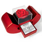 Love Knot Necklace w/ Red Heart Rose - To My Beautiful Daughter "You Are Braver Than You Think