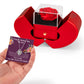 Love Knot Necklace with Red Heart Rose Box - "Sorry for Hurting You My Love..."
