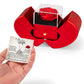 Love Knot Necklace w/ Red Heart Rose - To My  Wife "You'll Always Be The Love Of My Life"