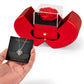 Love Knot Necklace with Red Heart Rose Box - To My Bonus Daughter "I Will Love You Forever"