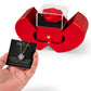 Love Knot Necklace with Red Heart Rose Box - To My Badass Niece "You Are Forever Beautiful"