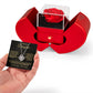 Love Knot Necklace with Red Heart Rose Box - To My Beautiful Daughter "My Most Precious Treasure"