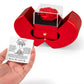 Love Knot Necklace with Red Heart Rose Box - To My Beautiful Wife "I Can't Live Without You"