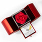 Love Knot Necklace with Red Heart Rose Box - I'm Sorry for What I've Done
