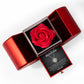 Love Knot Necklace w/ Red Heart Rose - To My Daughter "I Am Always Proud of You"