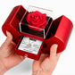 Love Knot Necklace w/ Red Heart Rose - To My Amazing Niece "Never Forget That I Love You"