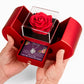 Love Knot Necklace with Red Heart Rose Box - "Sorry for Hurting You My Love..."