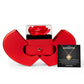 Love Knot Necklace w/ Red Heart Rose - To My Daughter "I Am Always Proud of You"