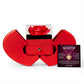 Love Knot Necklace w/ Red Heart Rose - To My  Beautiful Daughter "You Are Braver"