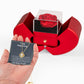 Love Knot Necklace with Red Heart Rose Box - "I Am Truly Sorry"