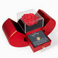 Love Knot Necklace with Red Heart Rose Box - "I Am Truly Sorry"