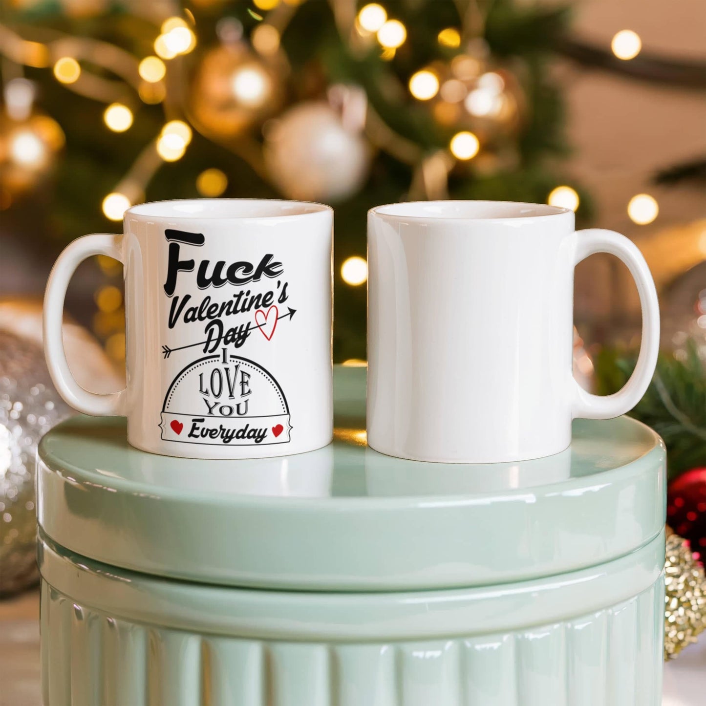 fuck valentines day coffee mug