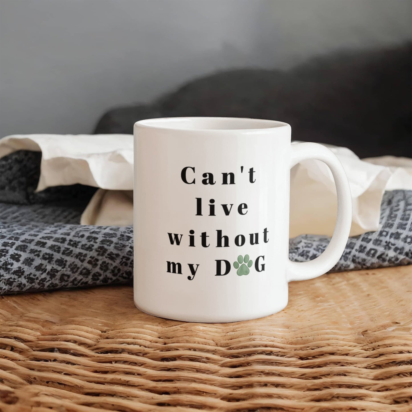 Can't Live Without My Dog - Coffee Mug