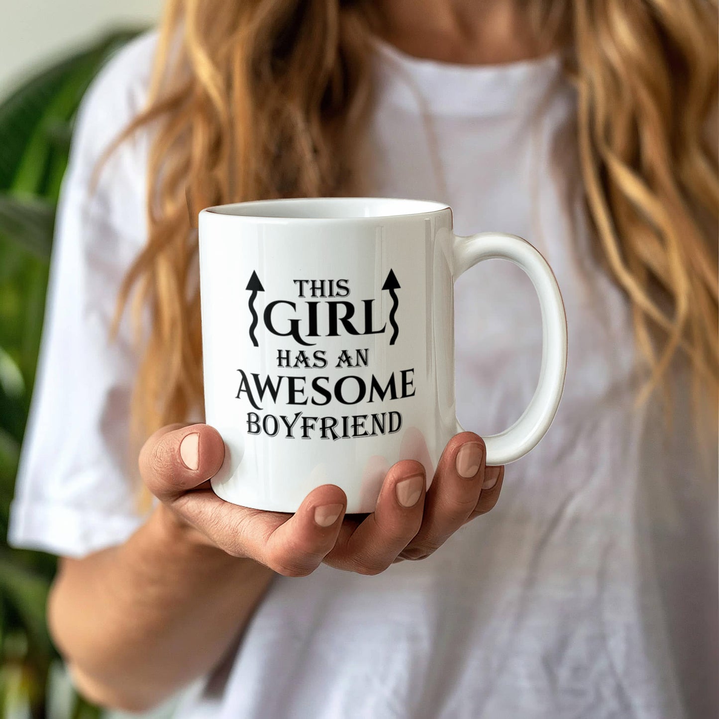 This Girl Has an Awesome Boyfriend - 11oz Mug