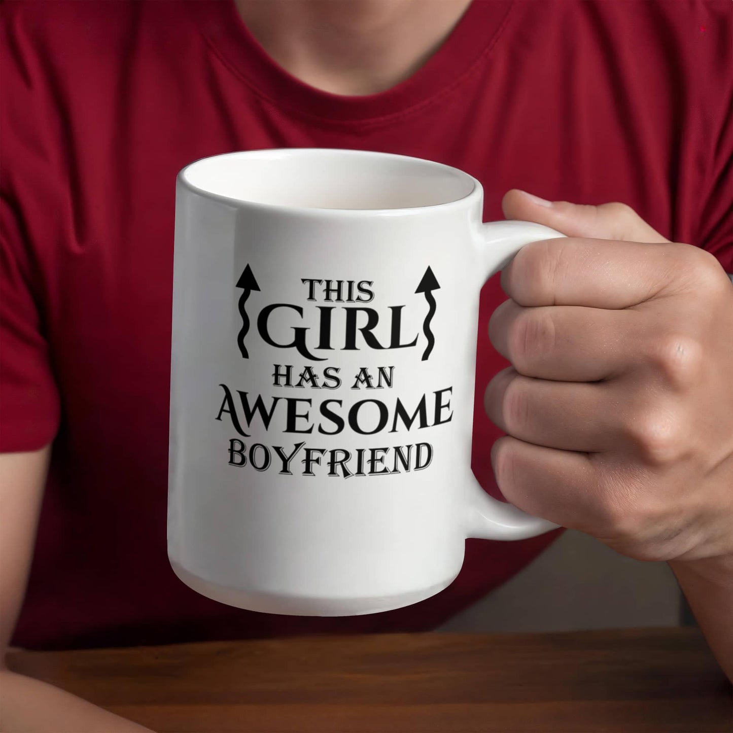 This Girl Has an Awesome Boyfriend - 11oz Mug