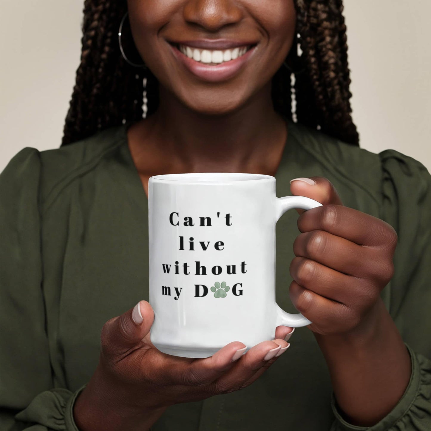 Can't Live Without My Dog - Coffee Mug