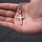 Cross Cuban Link Chain - To My Son "Proud of The Man You have Become"