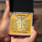 Cross Cuban Link Chain - To My Grandson "I Will Always Carry You In My Heart"