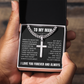Cross Cuban Link Chain - To My Husband "You Are The One"