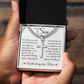 Cross Cuban Link Chain - To My Son "You Are My Greatest Blessing"