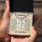Cross Cuban Link Chain - To My Grandson "You Are Capable of Achieving Anything"