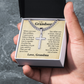 Cross Cuban Link Chain - To My Grandson "You Are Capable of Achieving Anything"