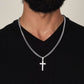 To My Son - Artisan Cross with Cuban Link Chain