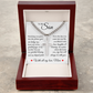 Cross Cuban Link Chain - To My Son "You Are My Greatest Blessing"