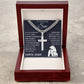 To My Son - Artisan Cross with Cuban Link Chain