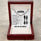 Cross Cuban Link Chain - To My Husband "You Will Forever Be My Always"