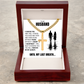 Cross Cuban Link Chain - To My Husband "You Will Forever Be My Always"